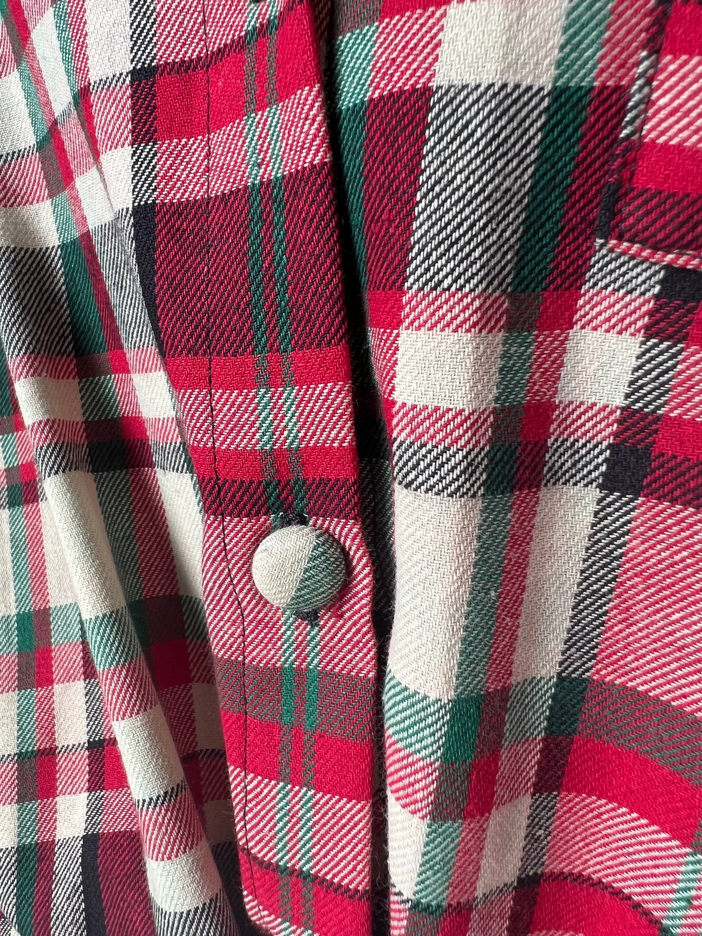 Plaid Women’s Top | Loose Fit Shirt | Flannel | Cotton