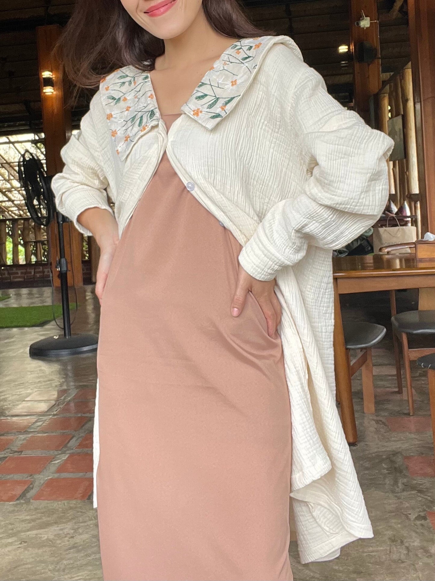 Muslin Triple Gauze Jacket / Dress / Cover Up Shirt
