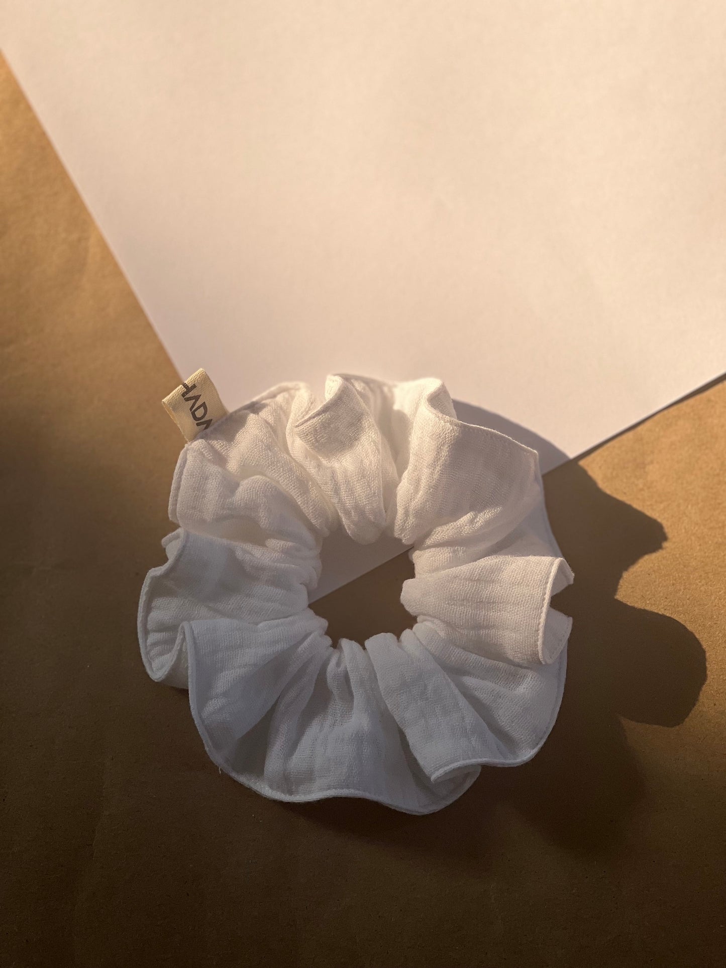 Set of 4 - Double Gauze Scrunchie/Spring Summer accessories /Muslin Scrunchie
