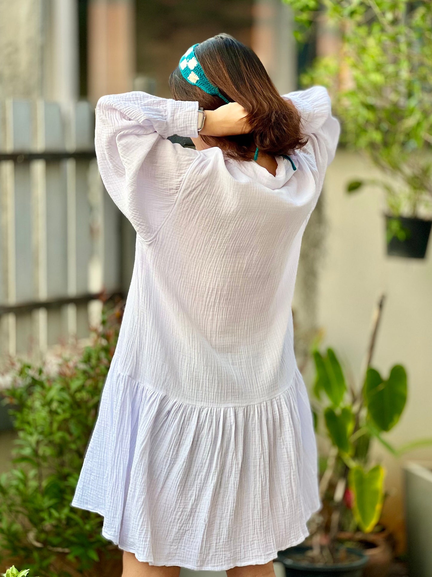 Muslin Double Gauze Dress | Cotton Loose Fit Dress | Summer Dress | Beach Wear | Swimsuit Cover
