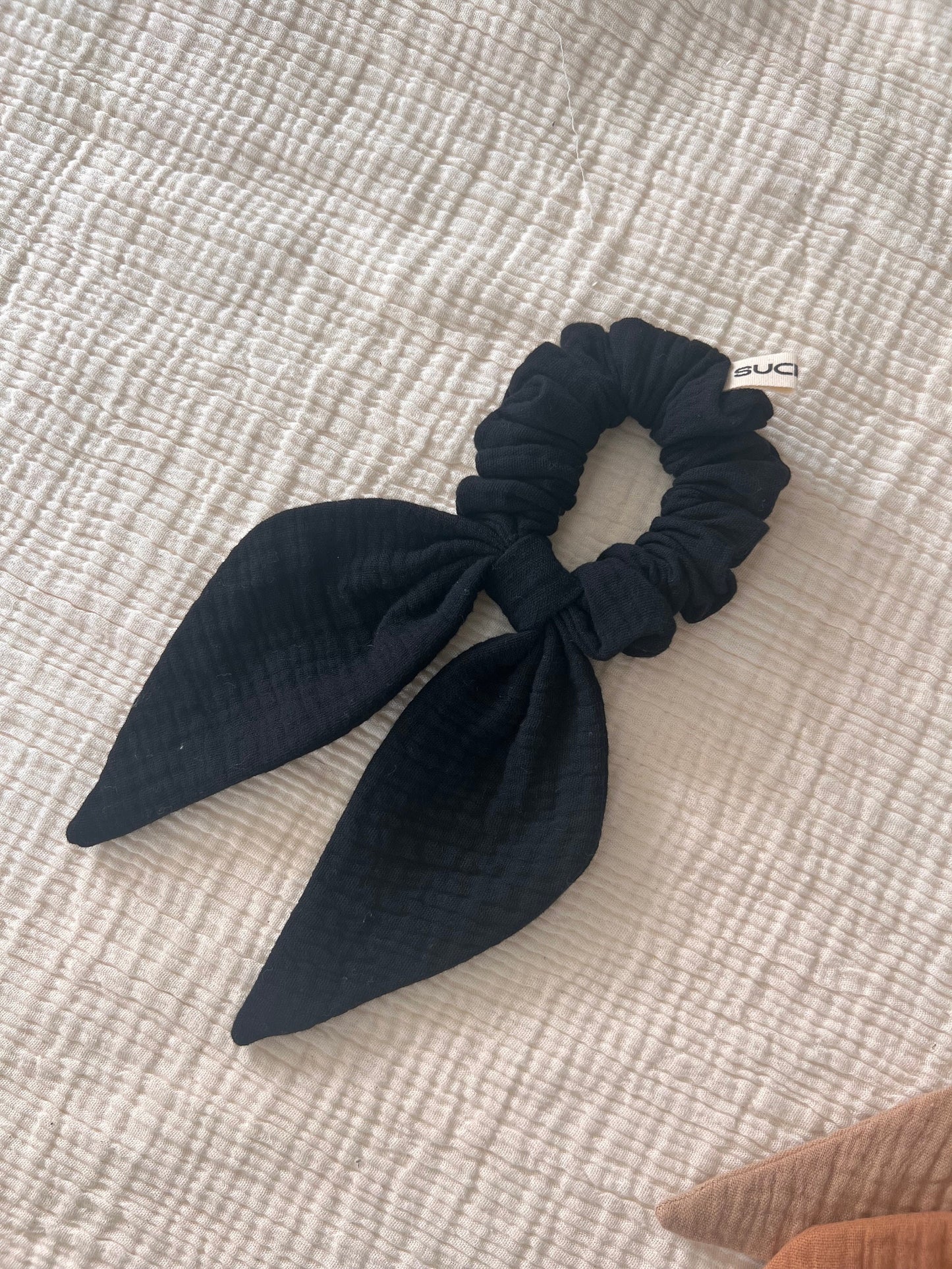 Set of 4 - Double Gauze Scrunchie/Spring Summer accessories /Muslin Scrunchie