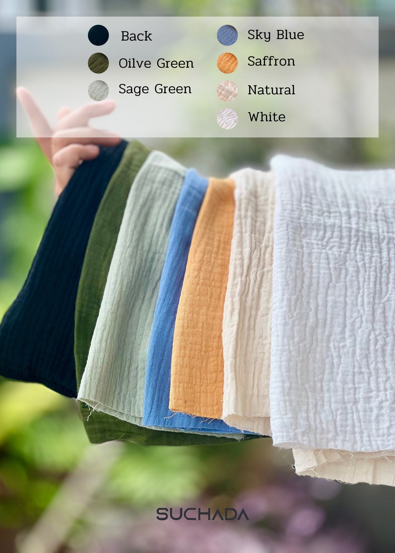 Muslin Double Gauze Long Skirt