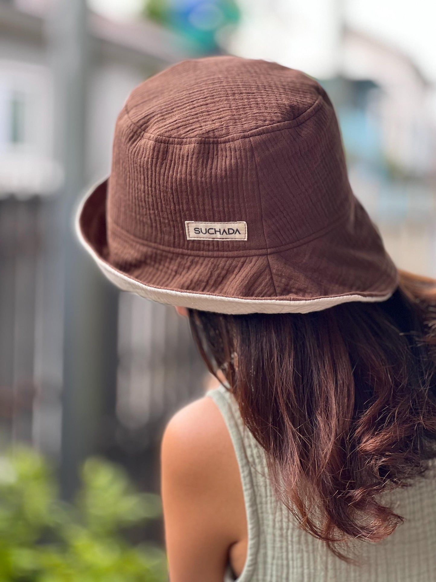 Muslin Triple Gauze Bucket Hat