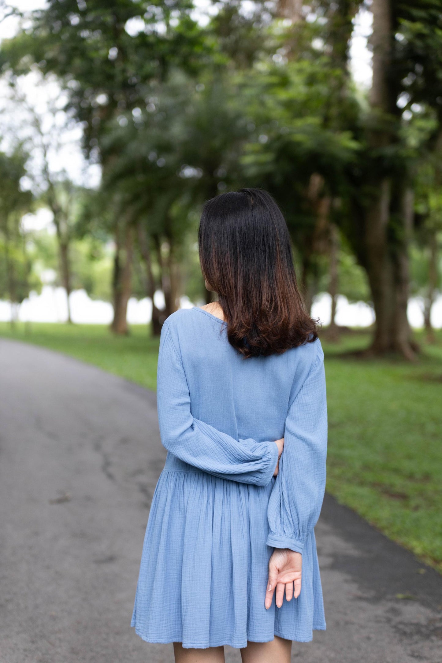 Muslin Double Gauze Dress | Cotton Cottagecore Short Dress