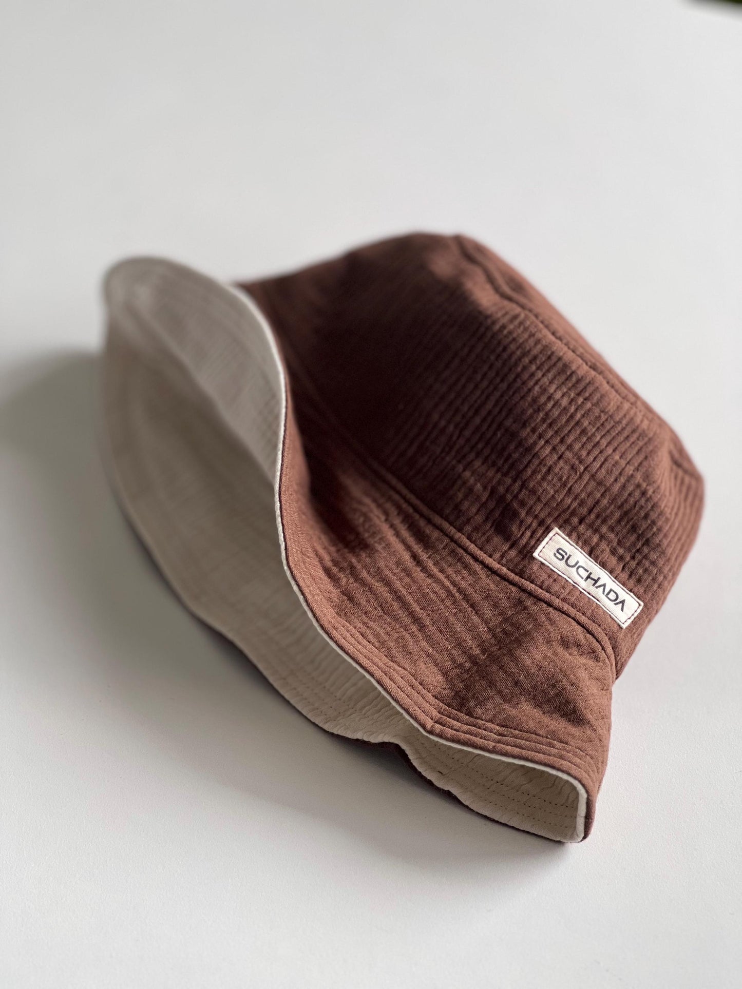 Muslin Triple Gauze Bucket Hat