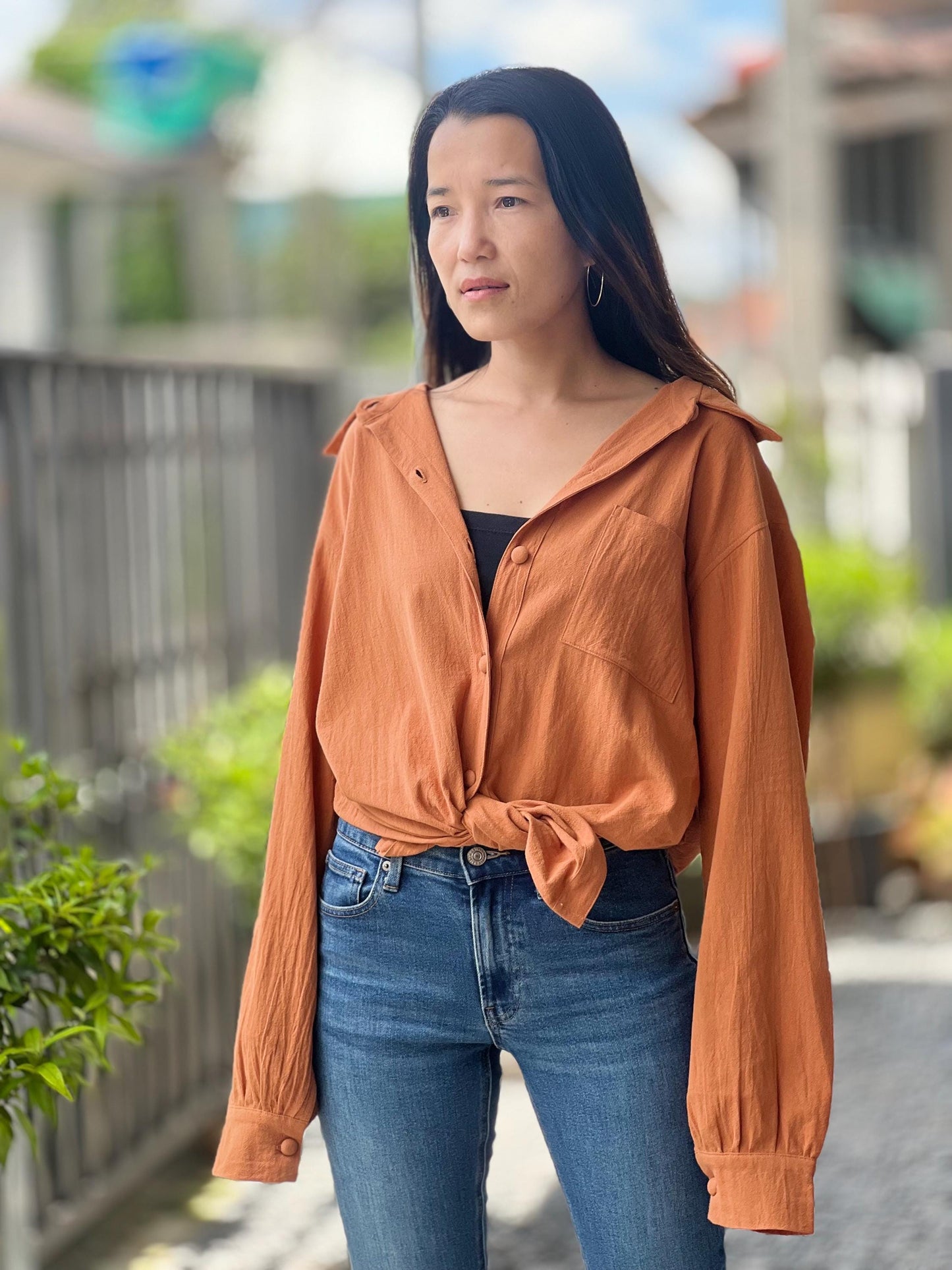 Cotton Blouse | Cotton Loose Fit Shirt
