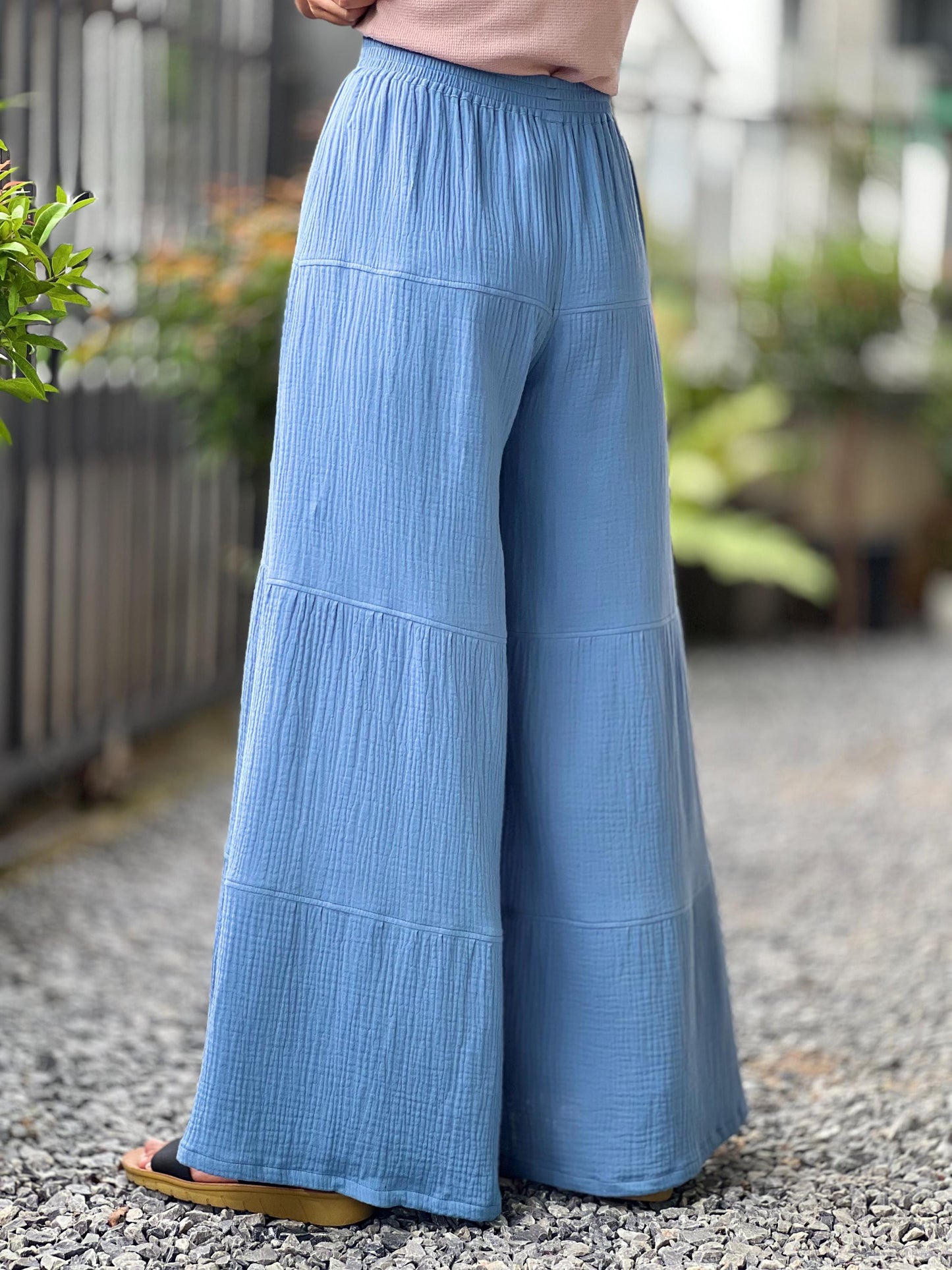 Womens Double Gauze Muslin Pants - Loungeware