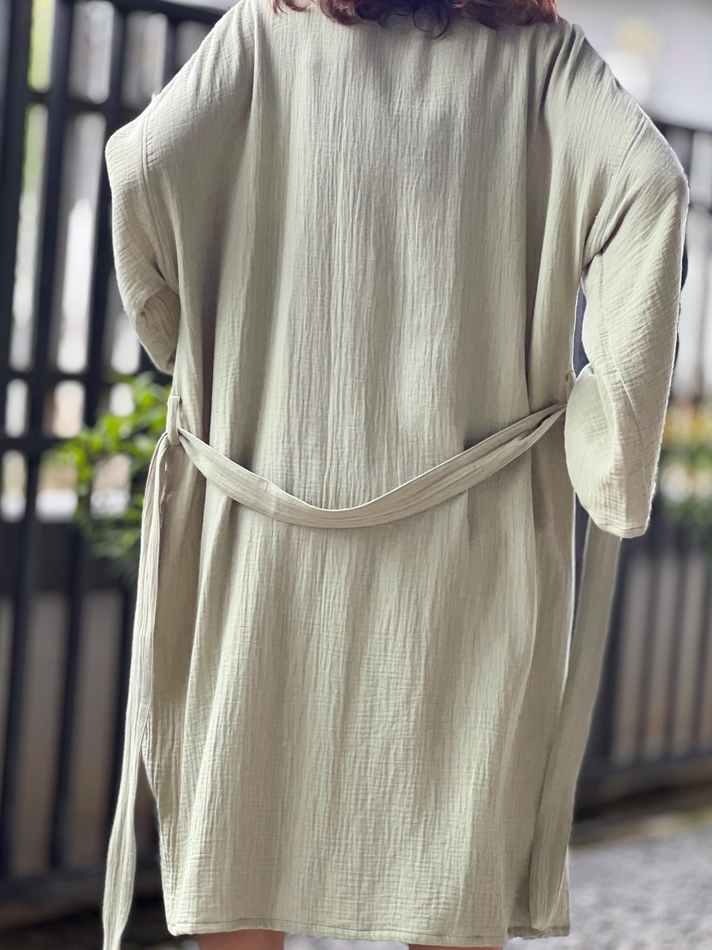 Organic Cotton Robe, Comfortable Cozy Cotton Bathrobe