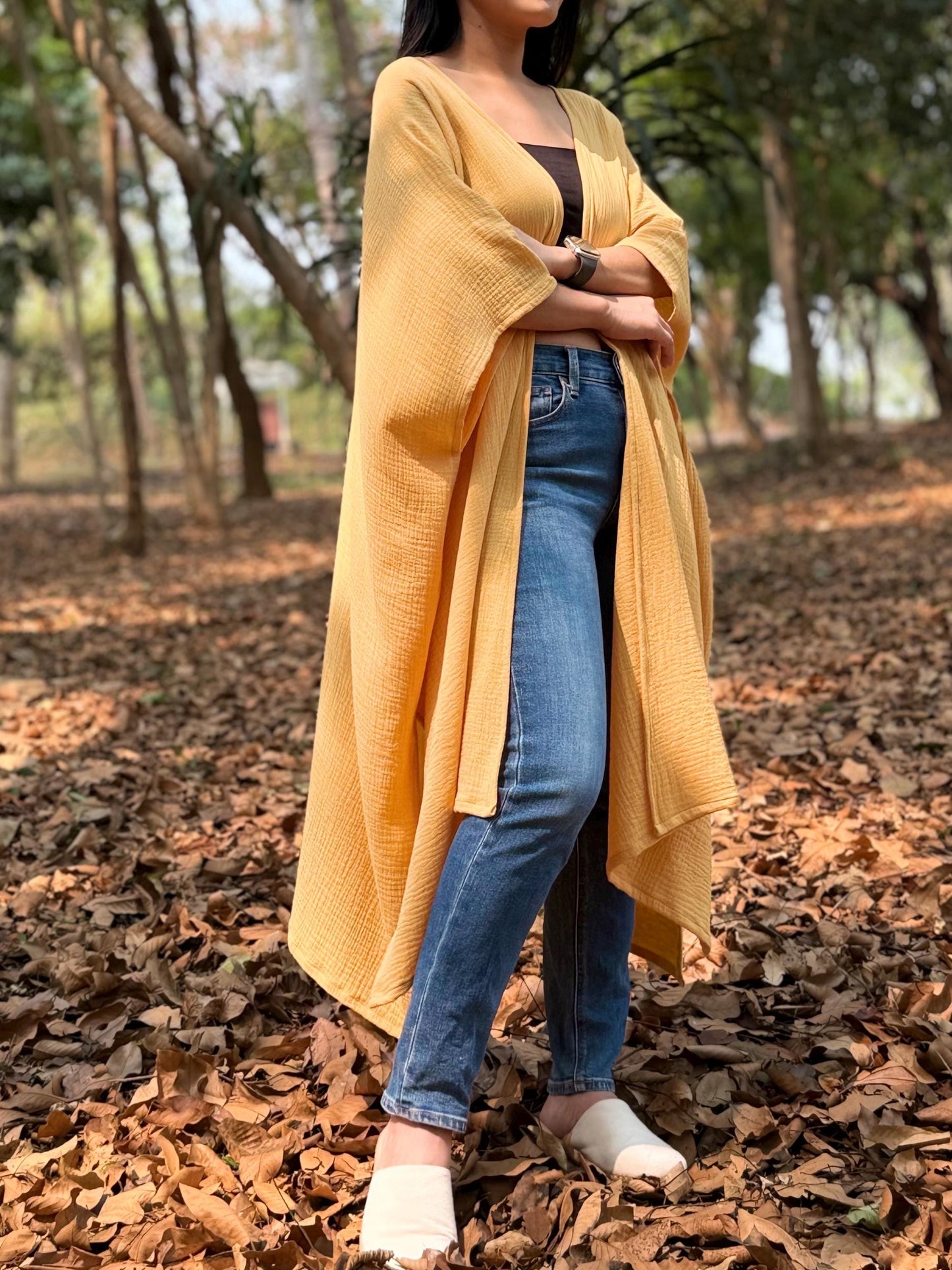Boho Flow Muslin Kimono