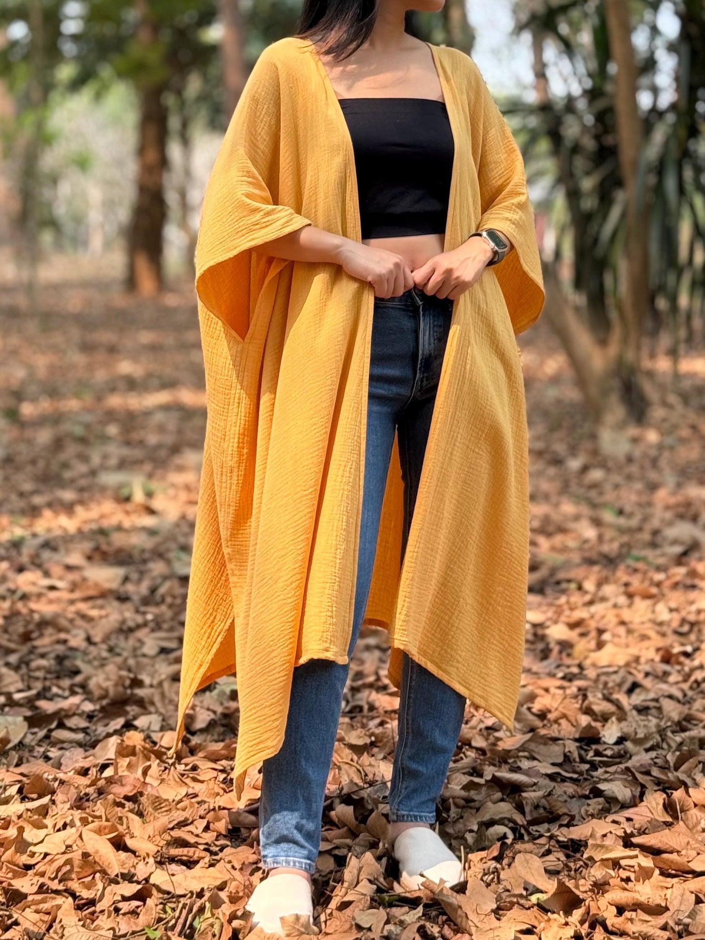 Boho Flow Muslin Kimono