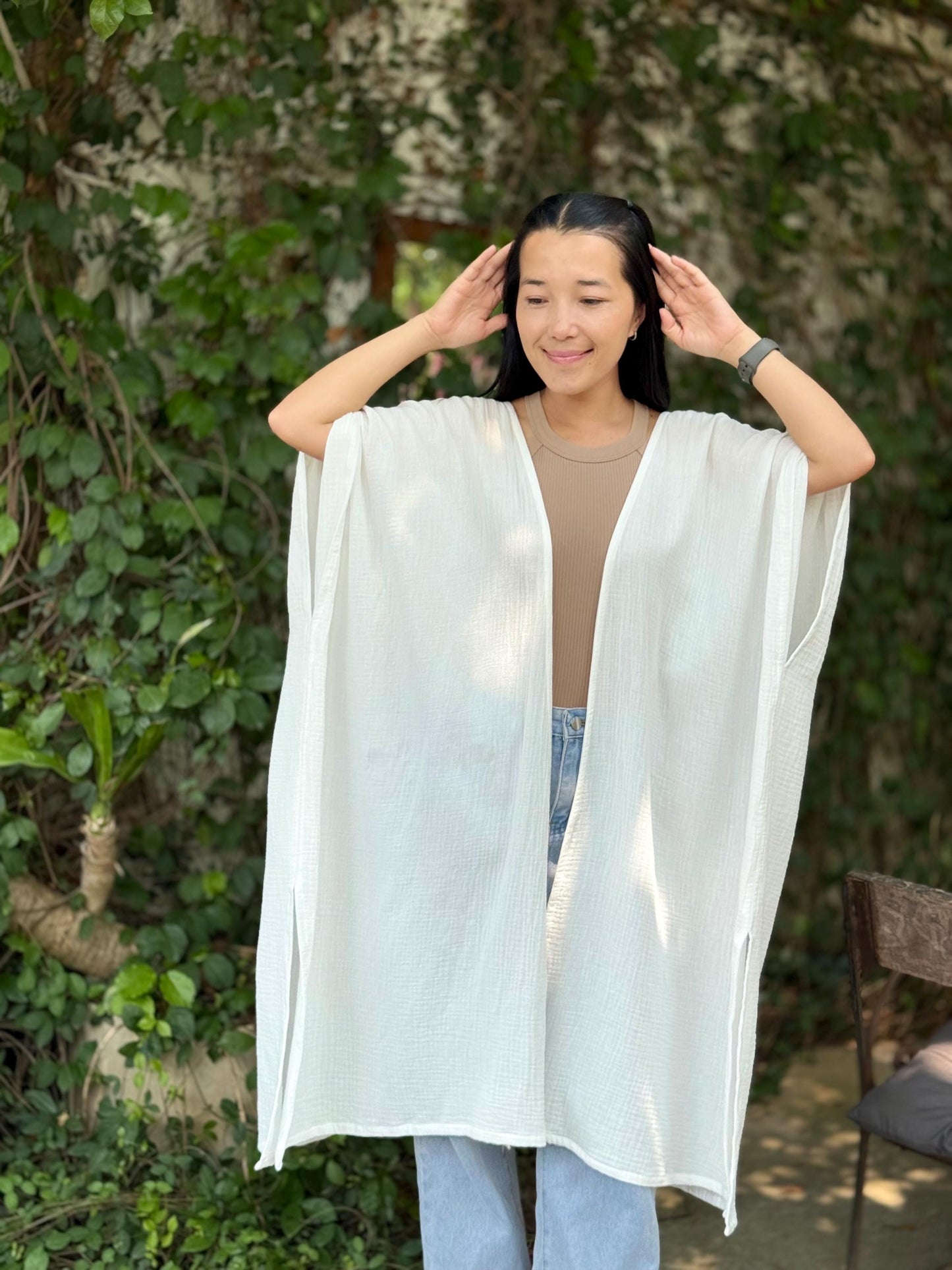 Boho Flow Muslin Kimono