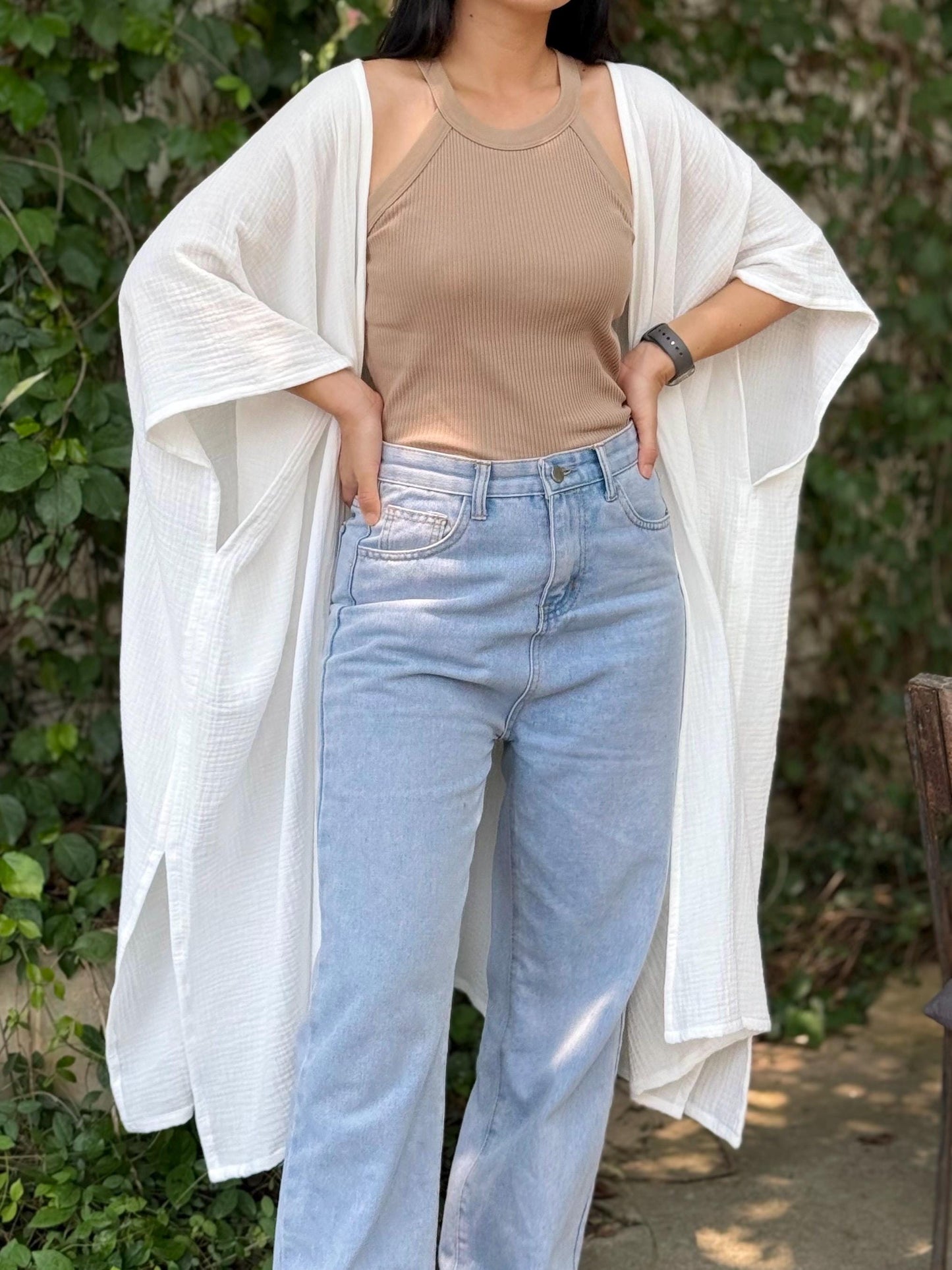 Boho Flow Muslin Kimono