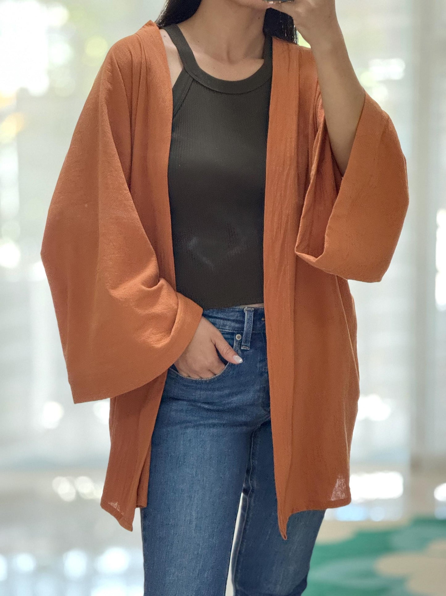 Cotton Kimono Loose Cover