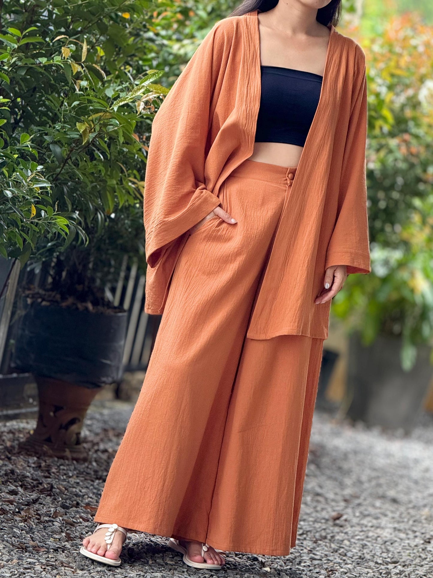 Cotton Kimono Loose Cover