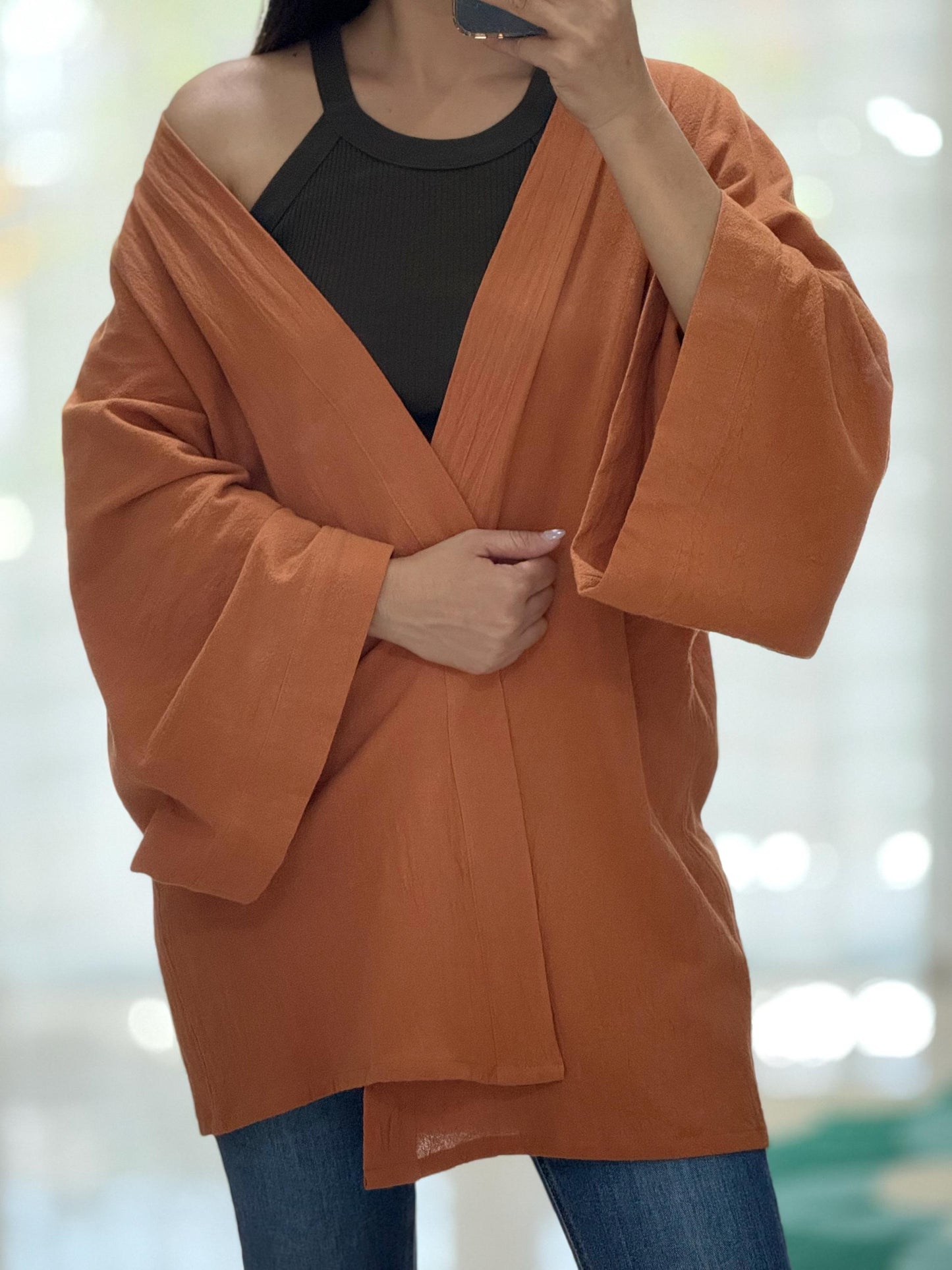 Cotton Kimono Loose Cover