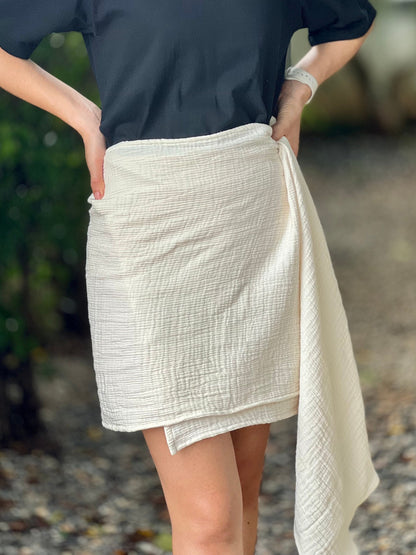 Goddess Wrap | Scarf Triple-Layered Gauze, Natural Fiber Cotton