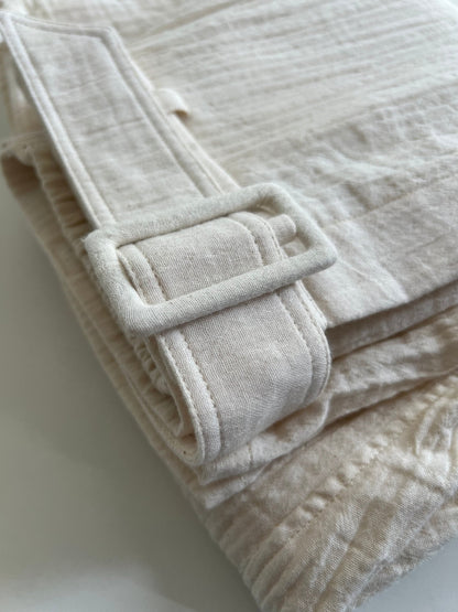 Gauze Muslin Pants | Cotton Pants | Womens Pants with Belt | Wide Leg Pants | Luxury Boho Pants | Muslin Maxi Pants | Loose Gauze Trousers