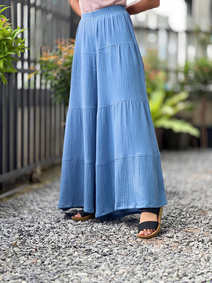 Womens Double Gauze Muslin Pants - Loungeware