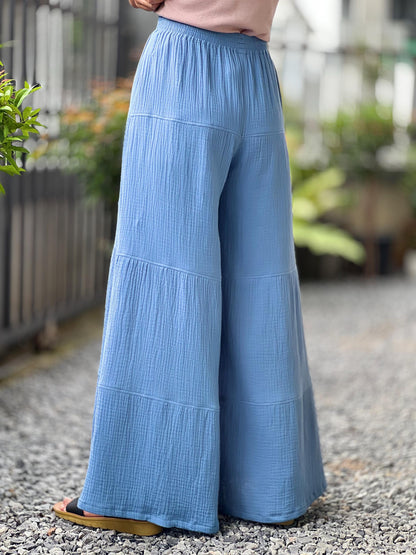Womens Double Gauze Muslin Pants - Loungeware