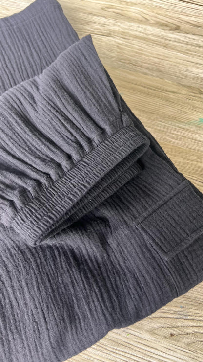 Womens Double Gauze Muslin Pants - Loungeware