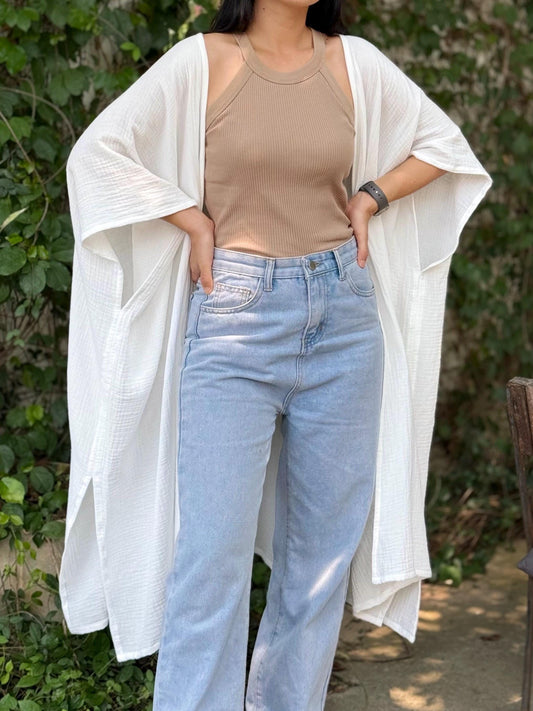 Boho Flow Muslin Kimono