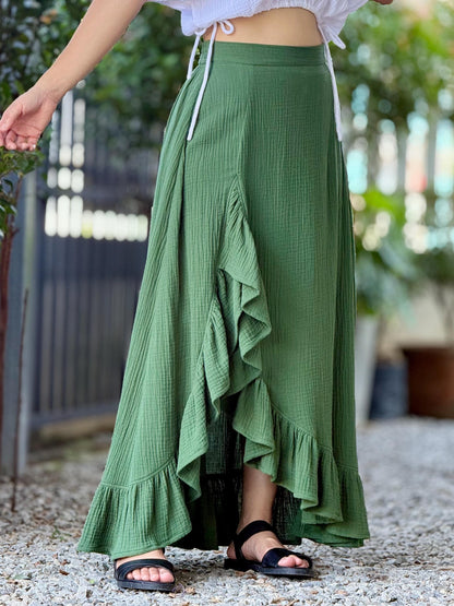 Double Gauze Flow Skirt