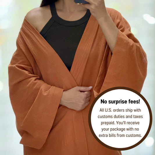 Cotton Kimono Loose Cover