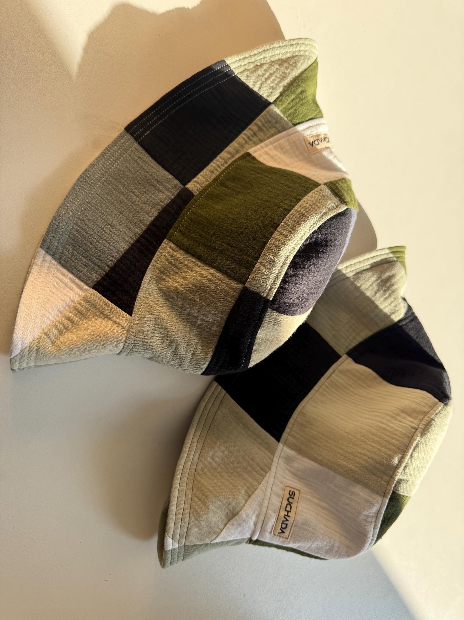 Muslin Double Gauze Reversible Two-Tone Bucket Hat