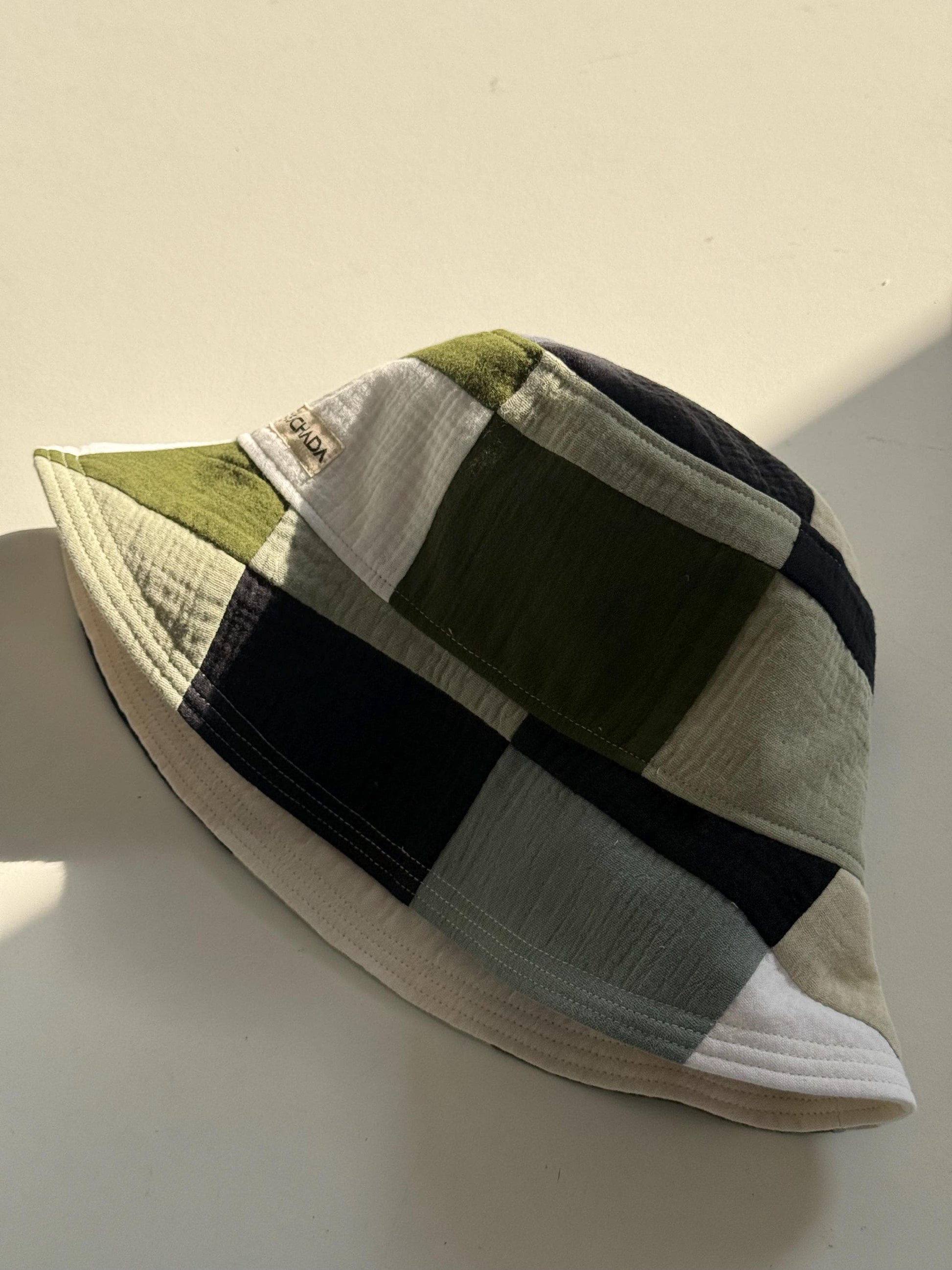 Muslin Double Gauze Reversible Two-Tone Bucket Hat