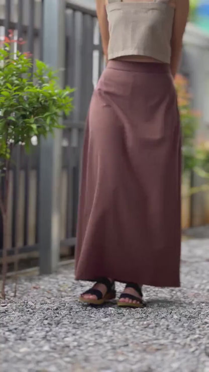 Cotton Long Skirt