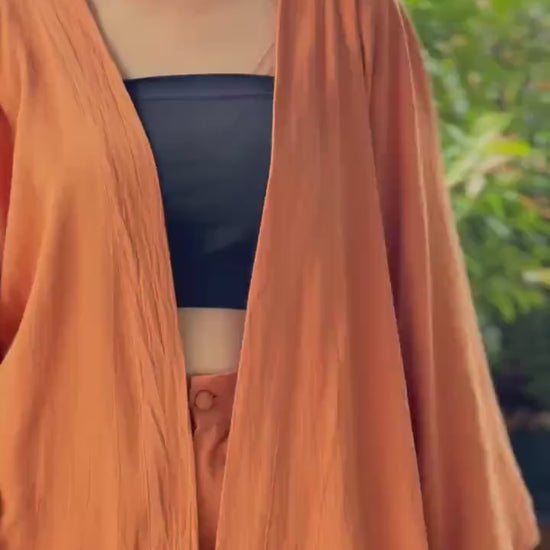 Cotton Kimono Loose Cover