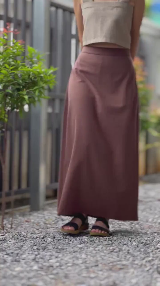 Cotton Long Skirt